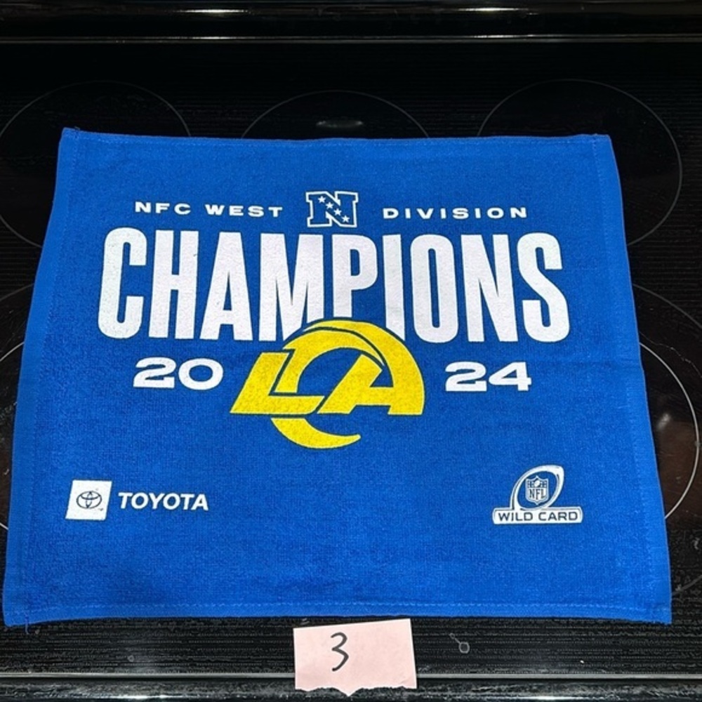 LA Rams NFC West Division Champions rally towel